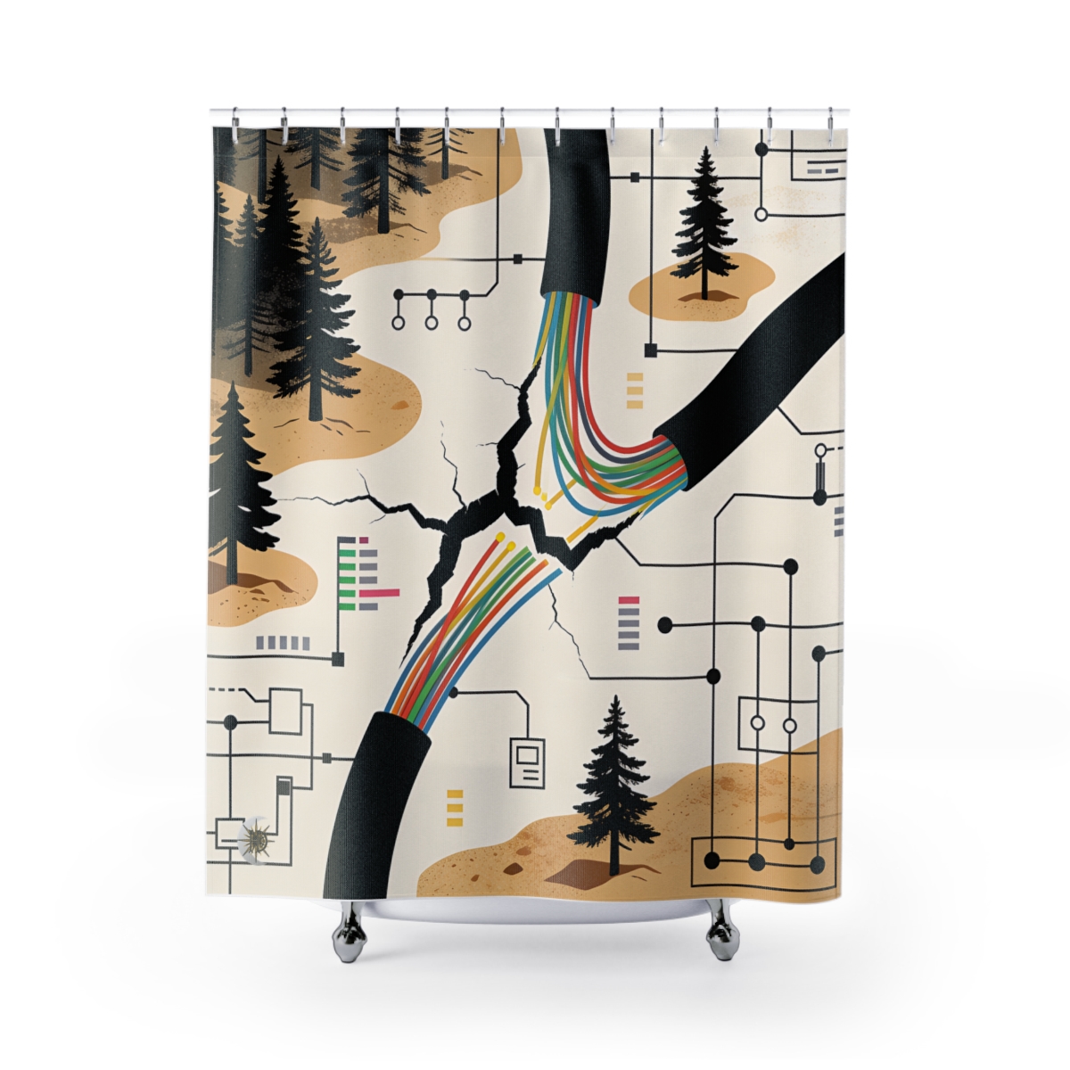 Original Art 1396 Shower Curtain