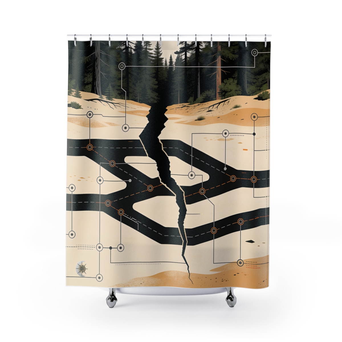 Original Art 1163 Shower Curtain