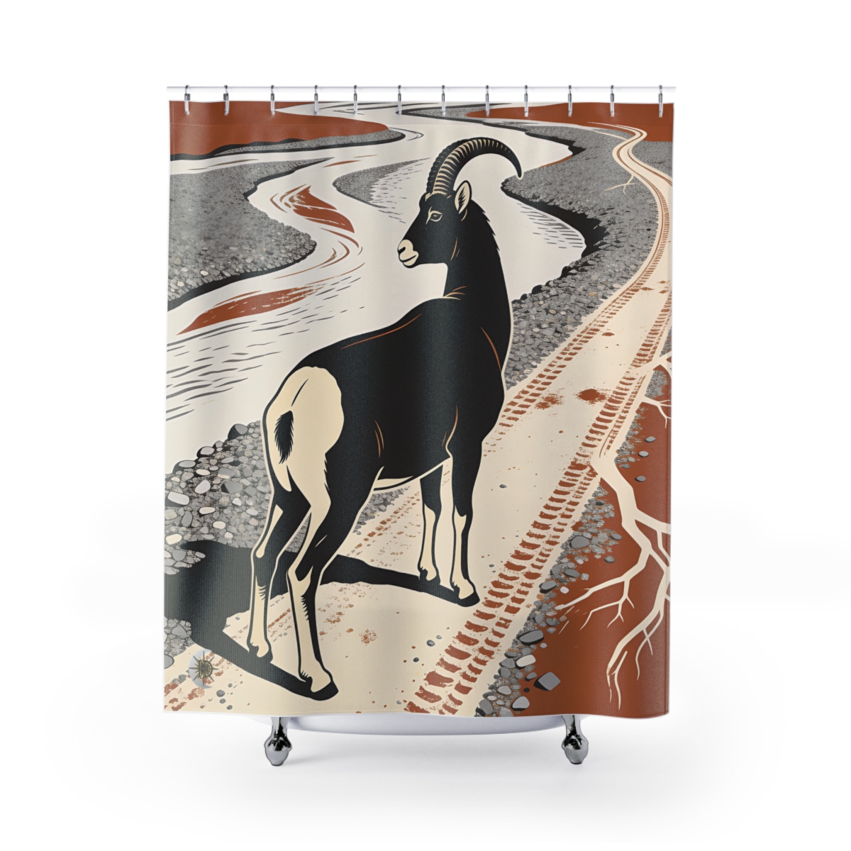 Original Art 1165 Shower Curtain