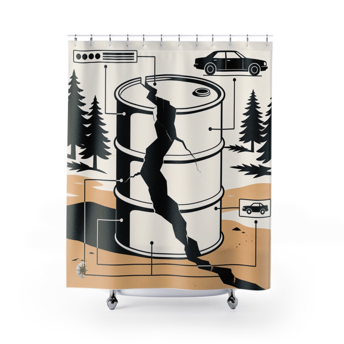 Original Art 1223 Shower Curtain
