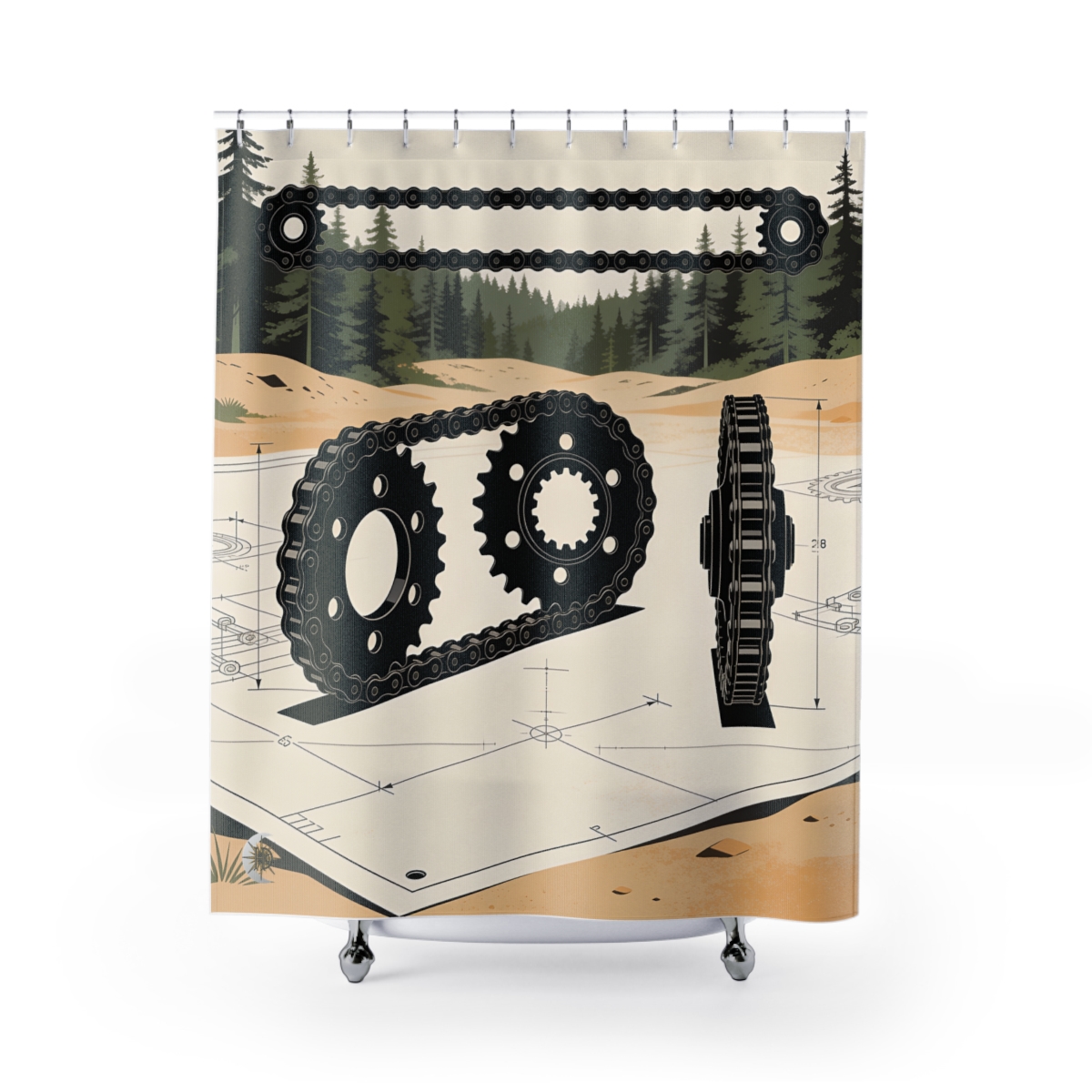 Original Art 1236 Shower Curtain