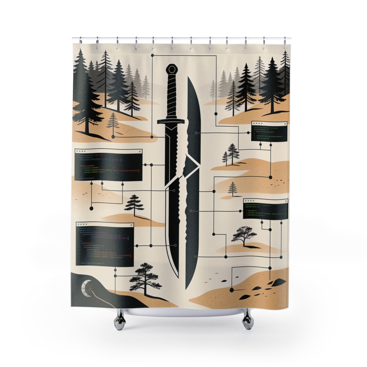 Original Art 1259 Shower Curtain