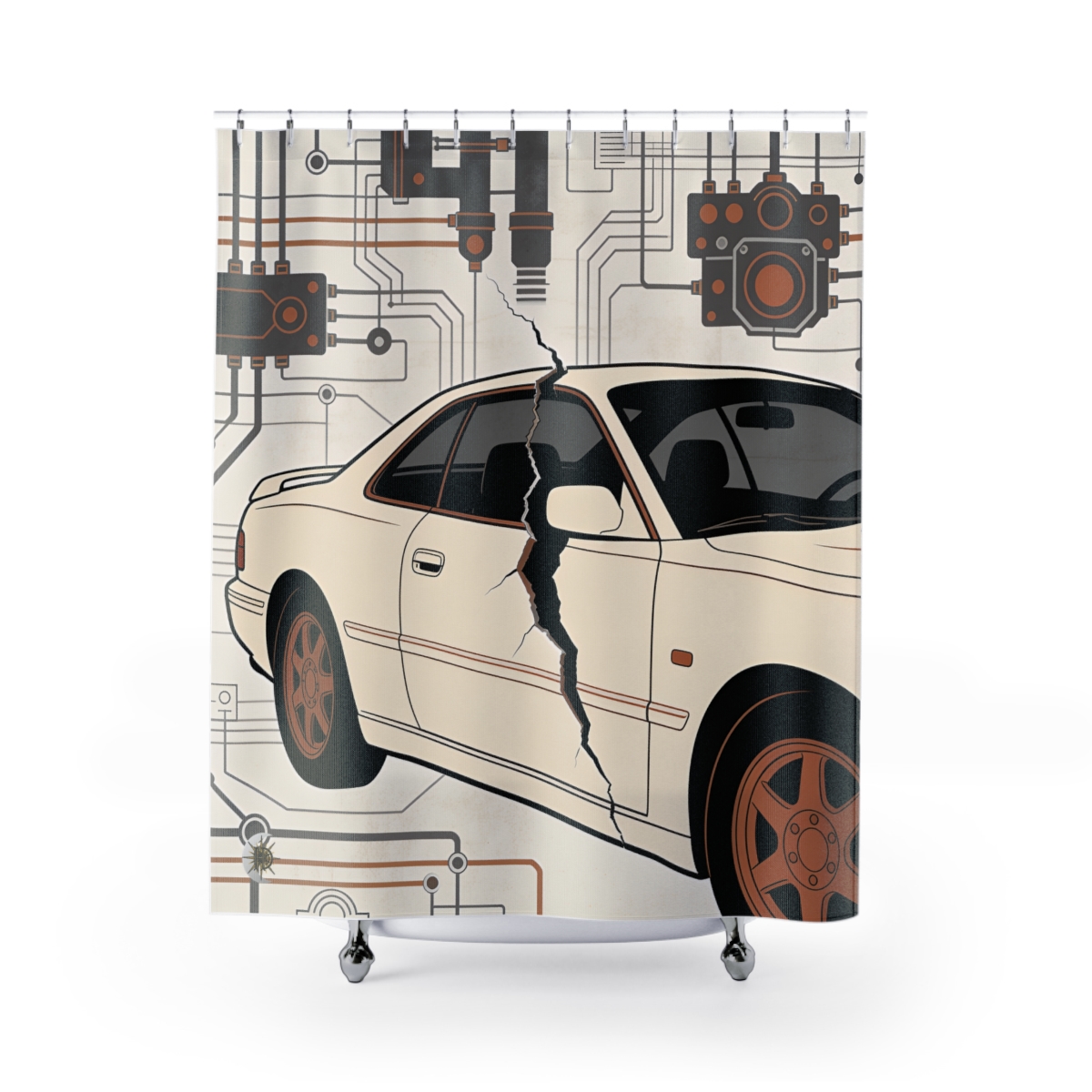Original Art 976 Shower Curtain
