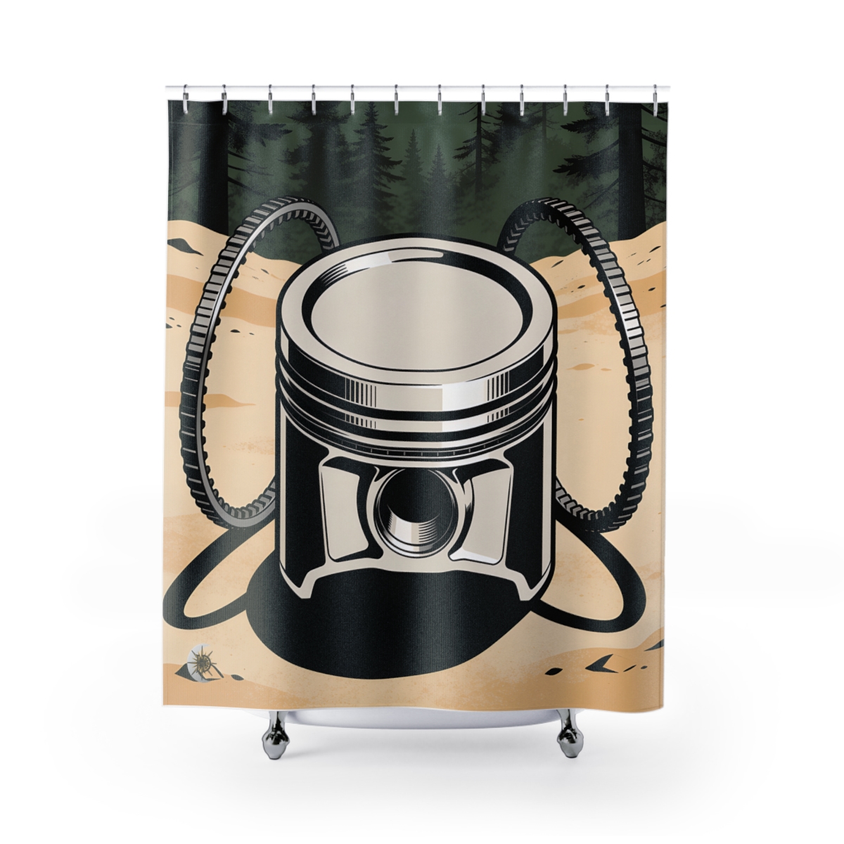 Original Art 1099 Shower Curtain
