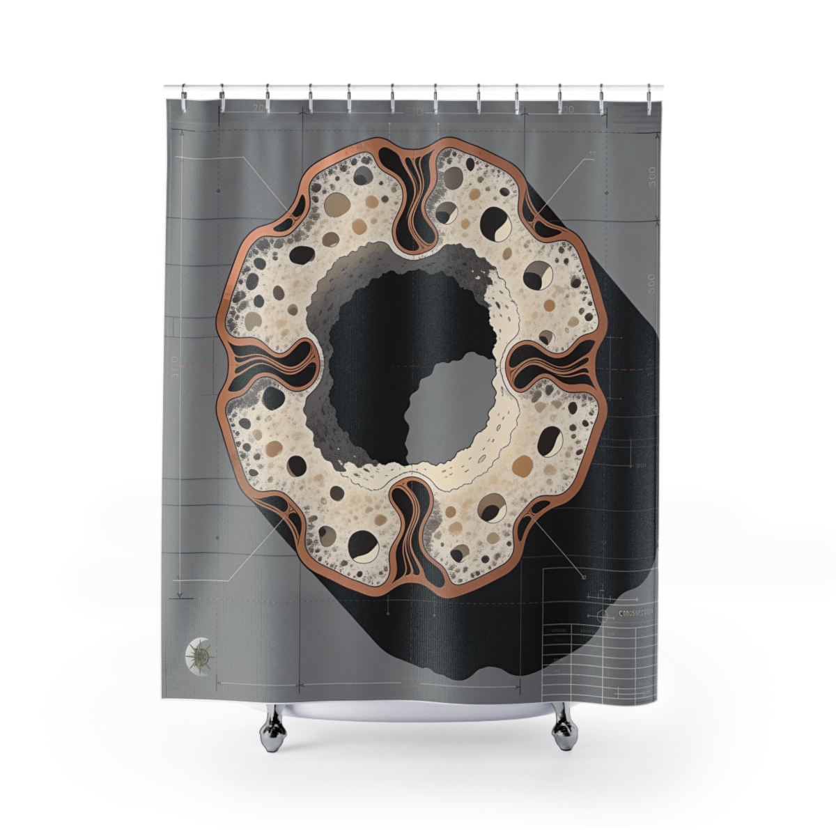 Original Art 852 Shower Curtain