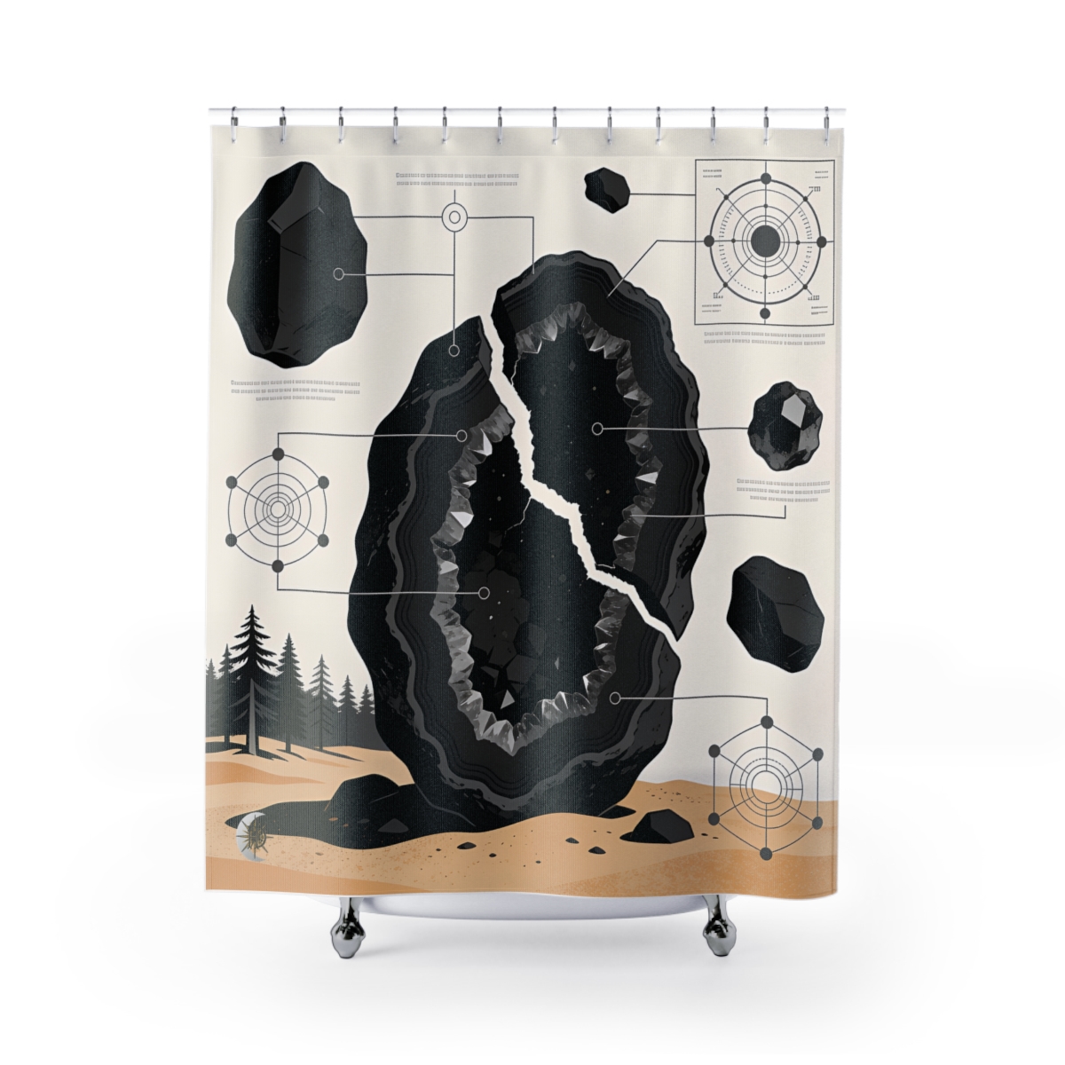 Original Art 870 Shower Curtain
