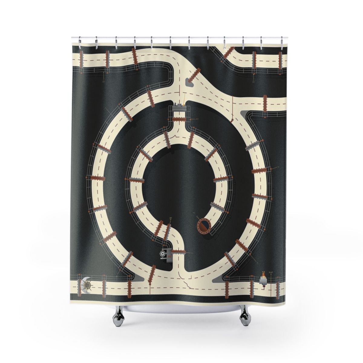 Original Art 935 Shower Curtain