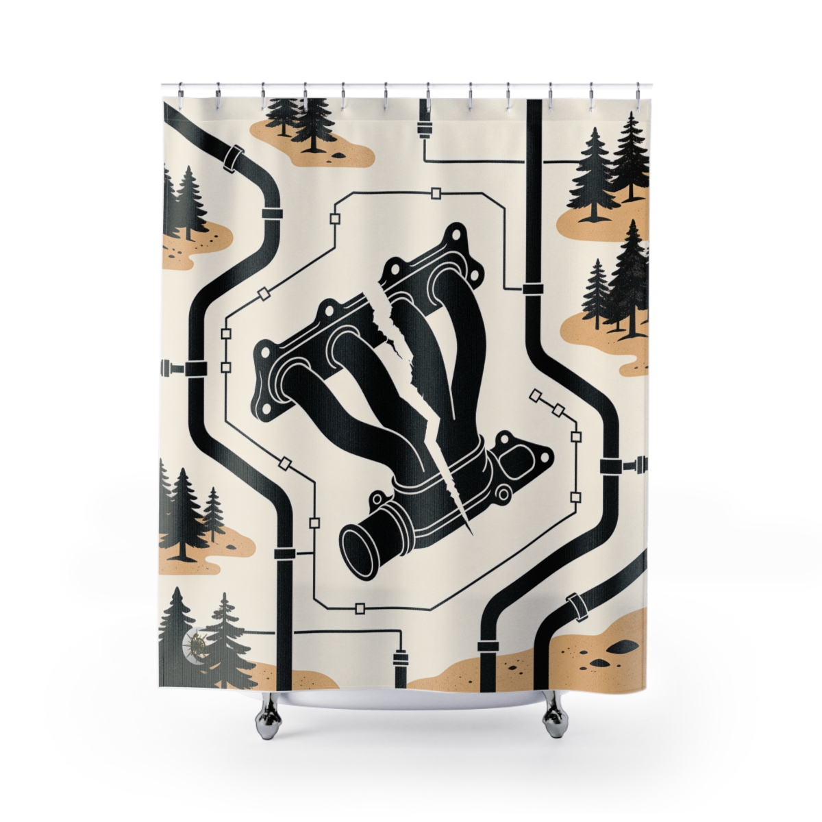 Original Art 605 Shower Curtain