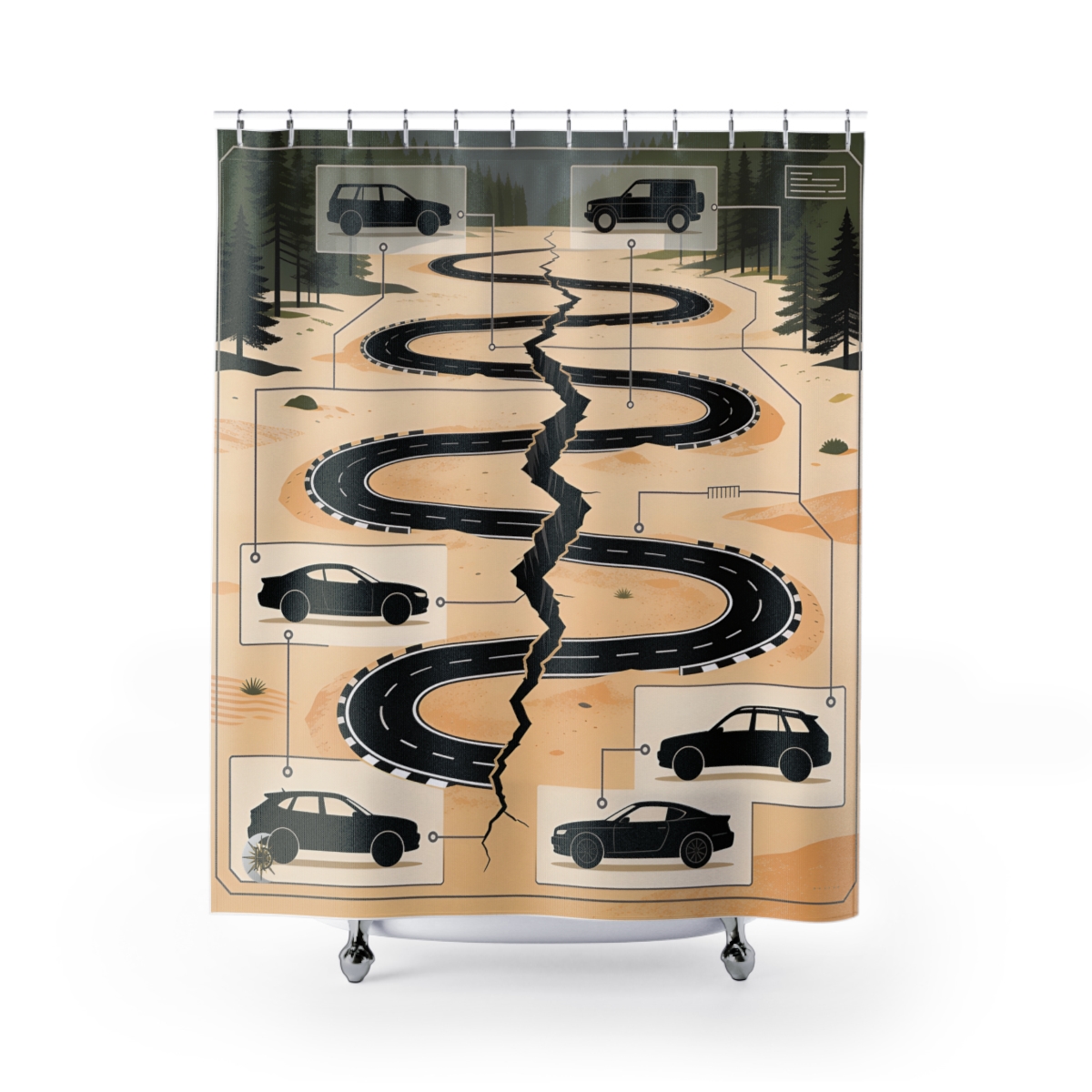 Original Art 644 Shower Curtain