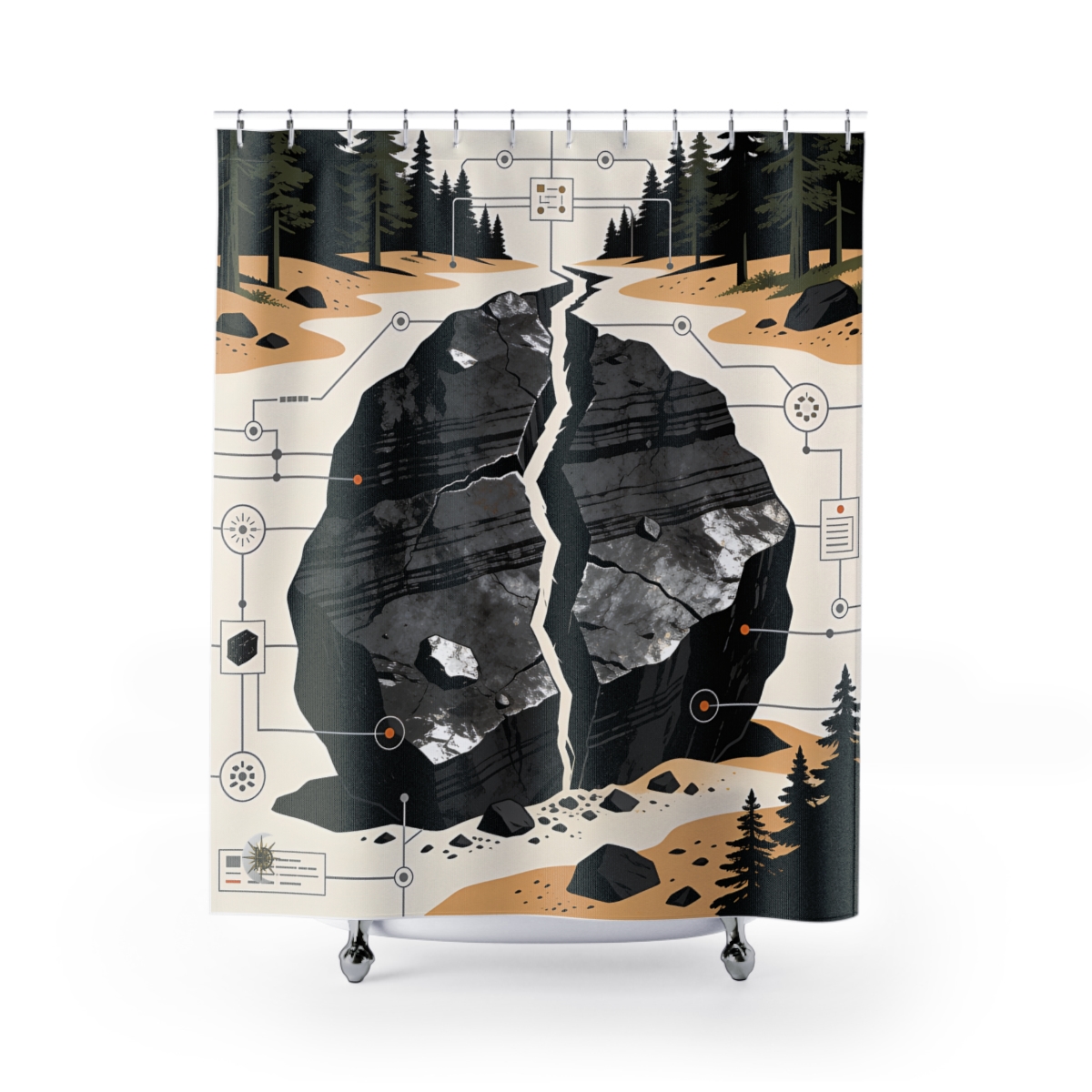 Original Art 664 Shower Curtain