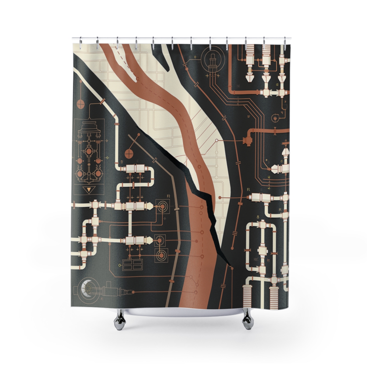Original Art 685 Shower Curtain