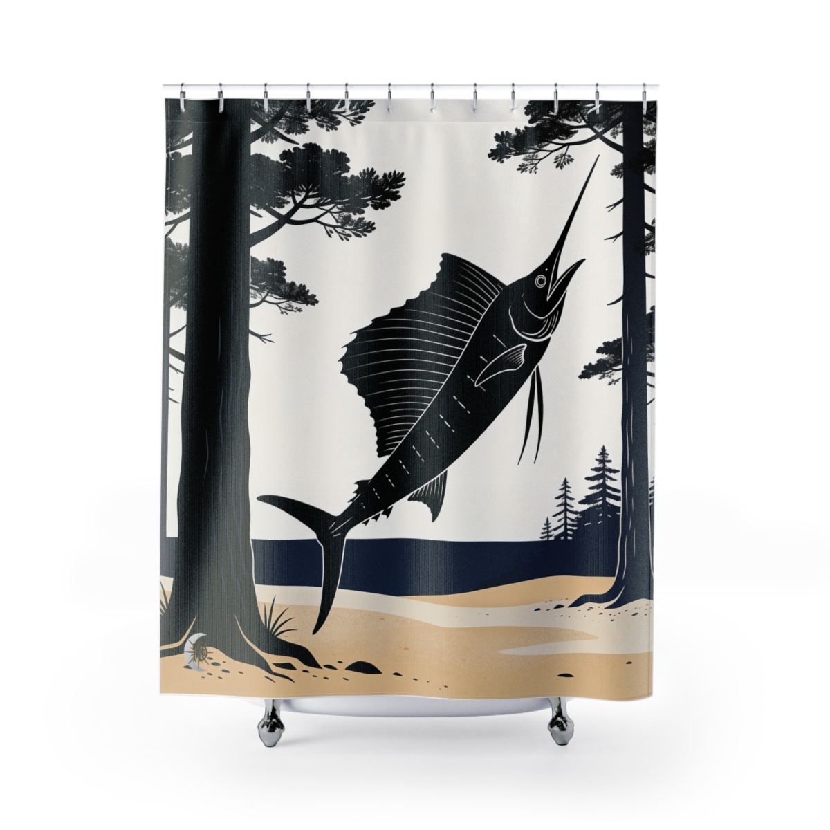 Original Art 704 Shower Curtain