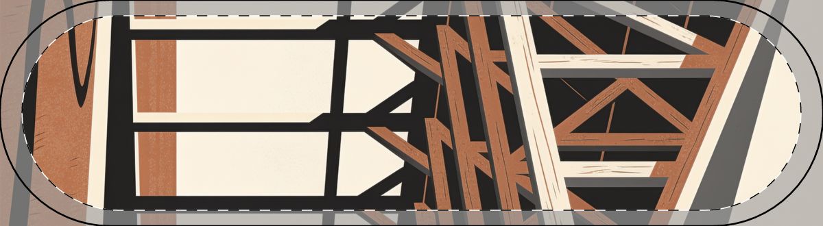 Original Art 236 Decorative Skateboard Deck