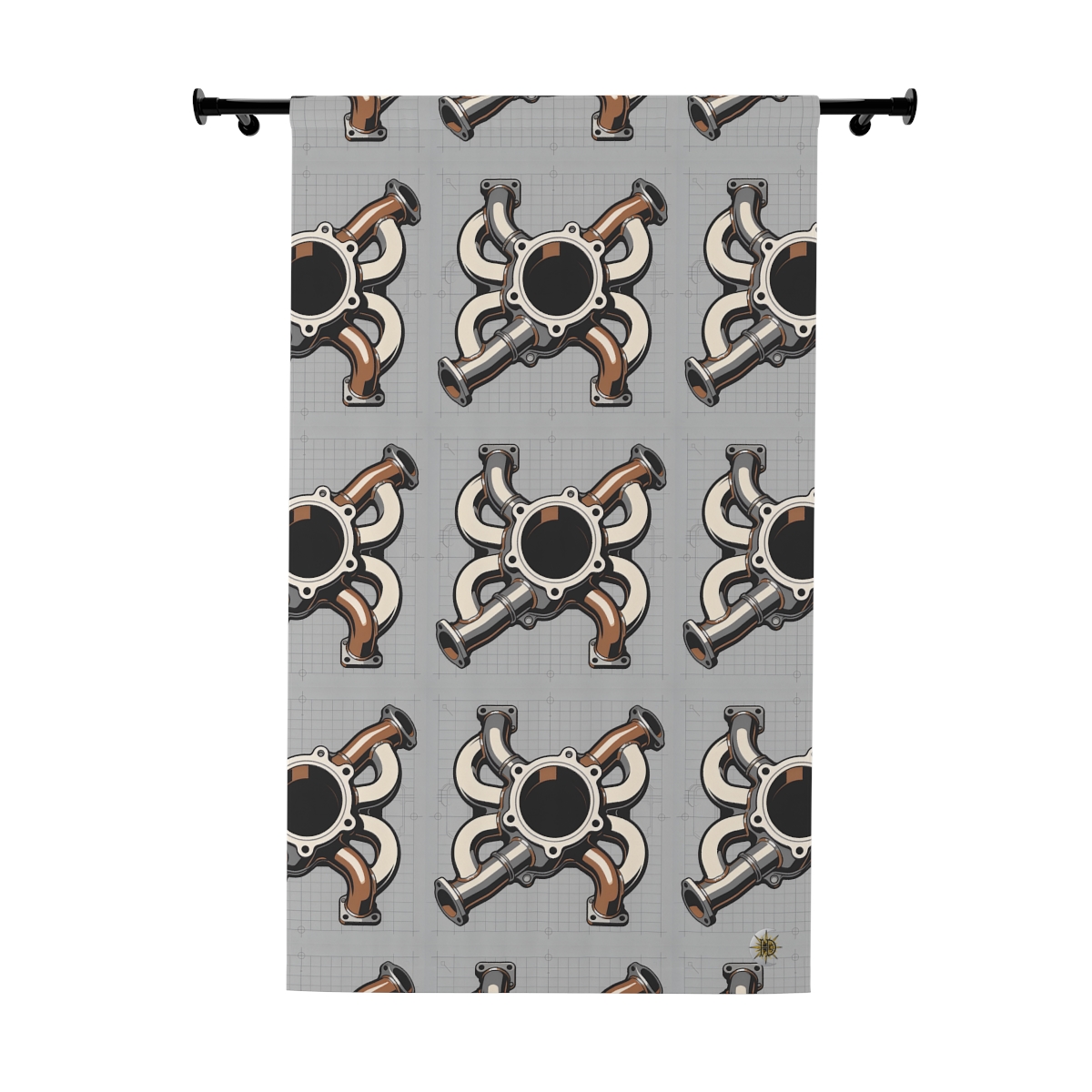 Original Art 1629 Blackout Window Curtain Panel