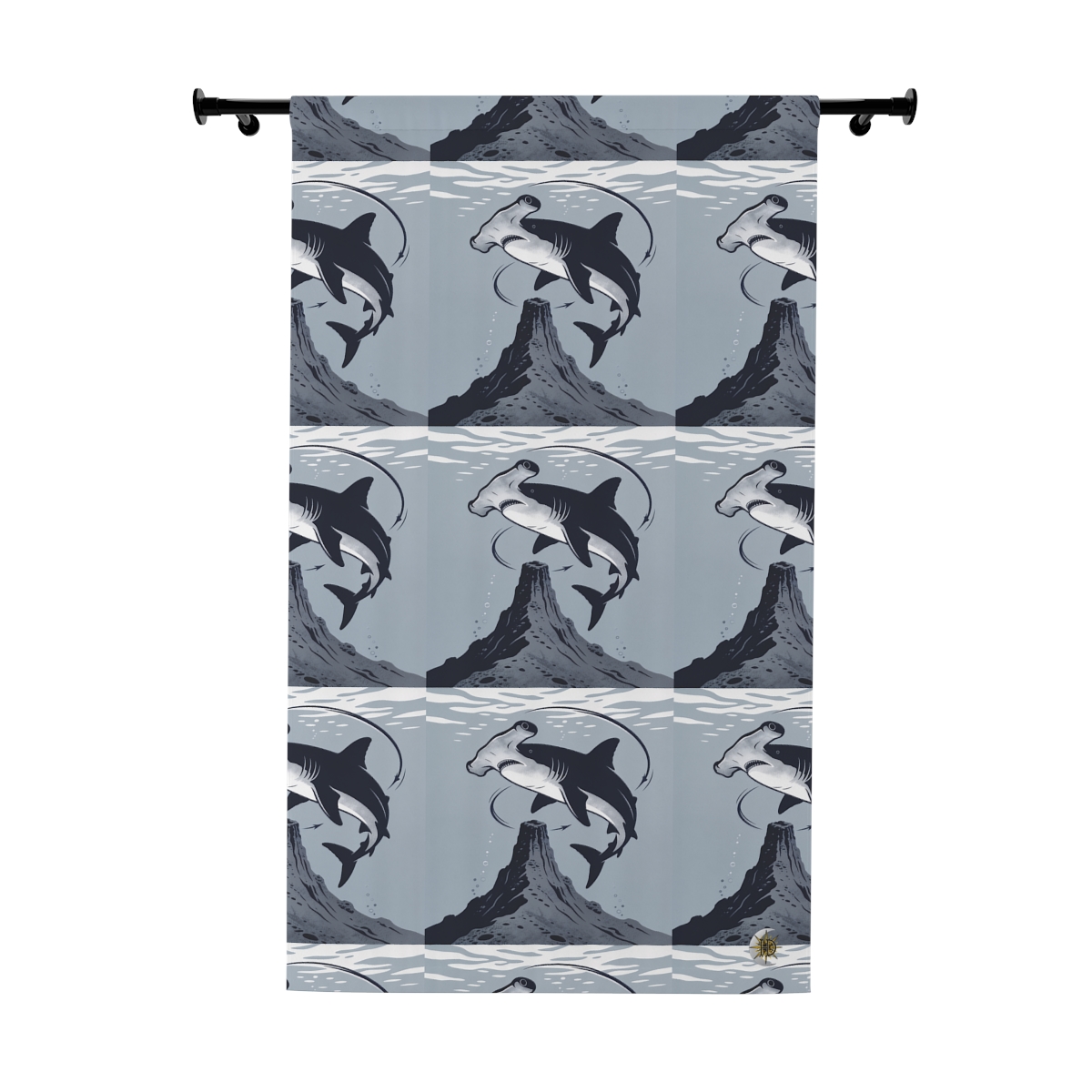 Original Art 1641 Blackout Window Curtain Panel
