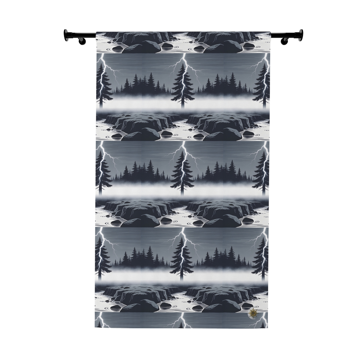 Original Art 1646 Blackout Window Curtain Panel