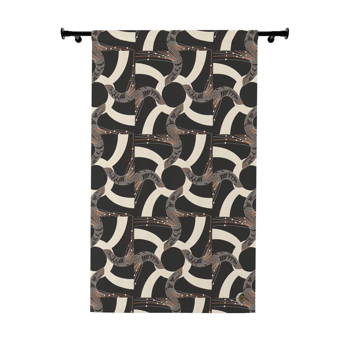 Original Art 1652 Blackout Window Curtain Panel