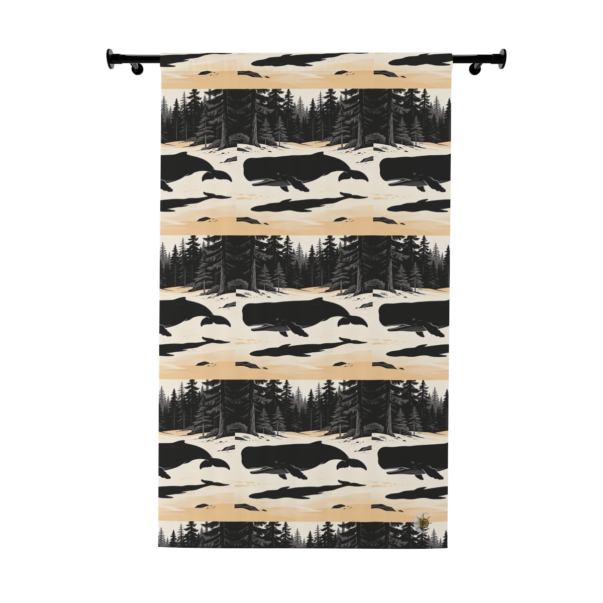 Original Art 1655 Blackout Window Curtain Panel
