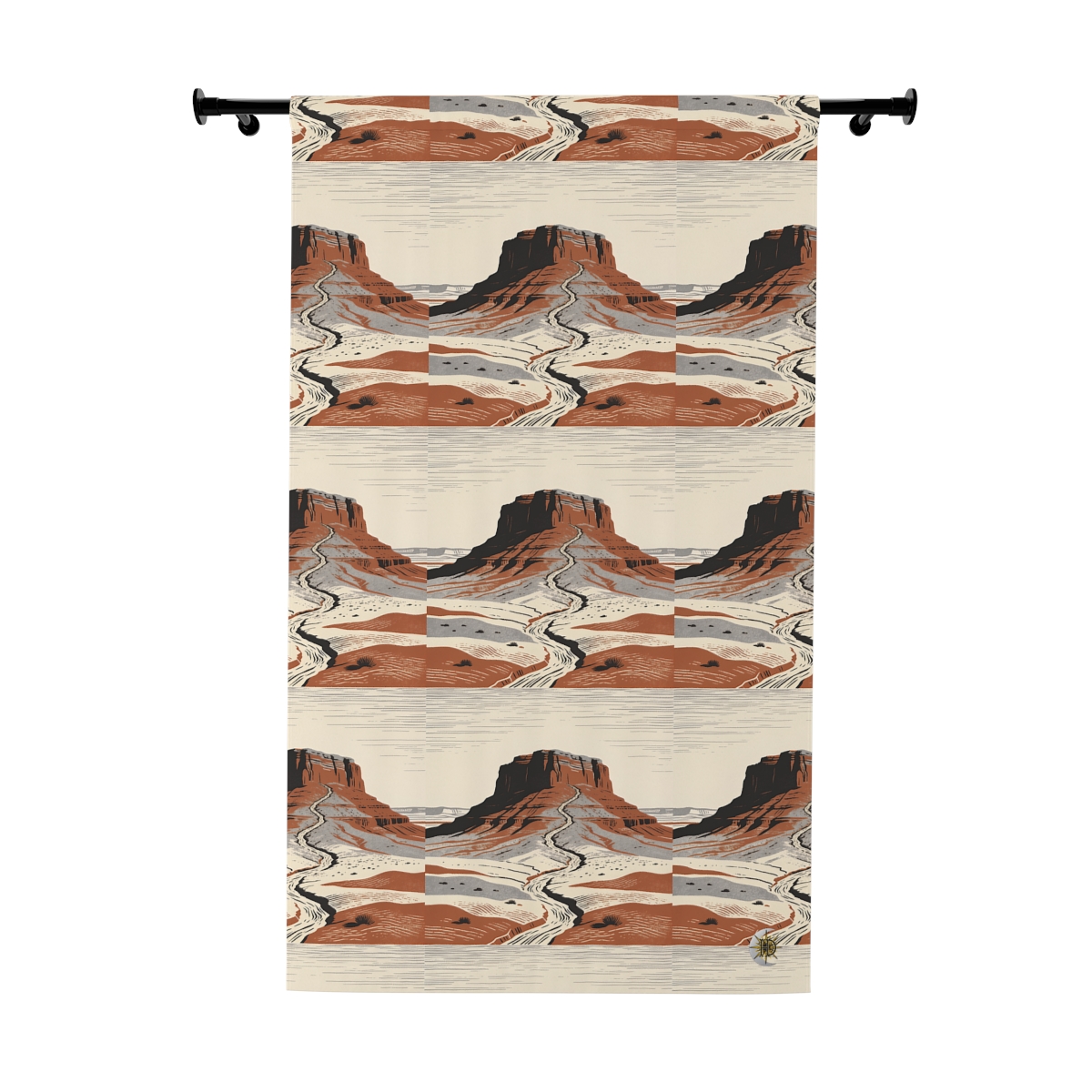 Original Art 1656 Blackout Window Curtain Panel
