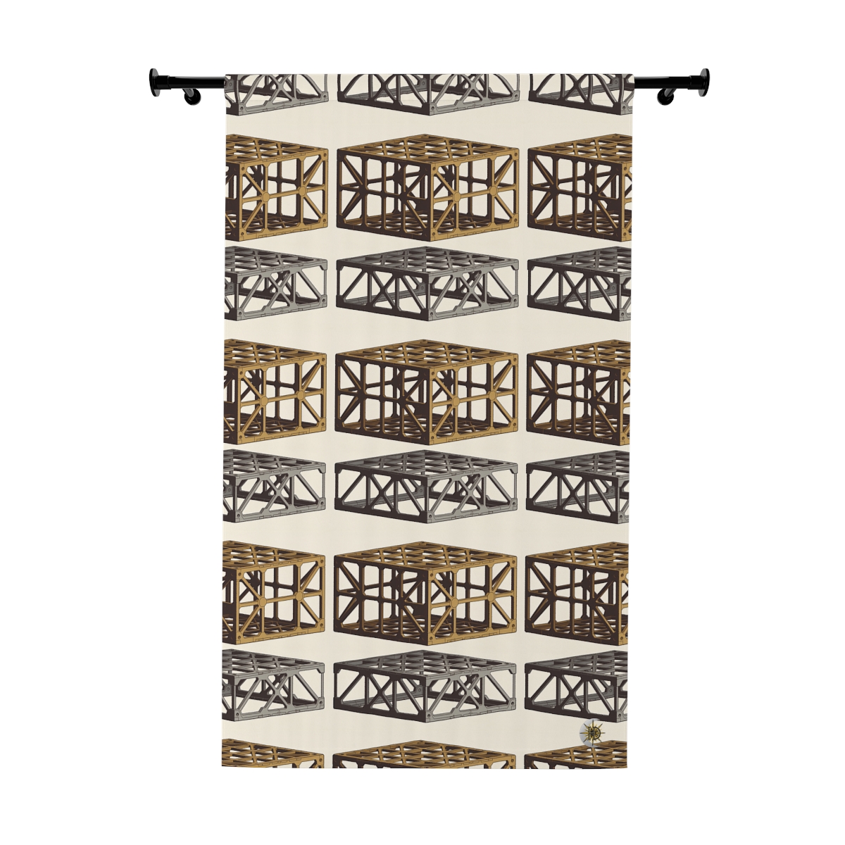 Original Art 1667 Blackout Window Curtain Panel