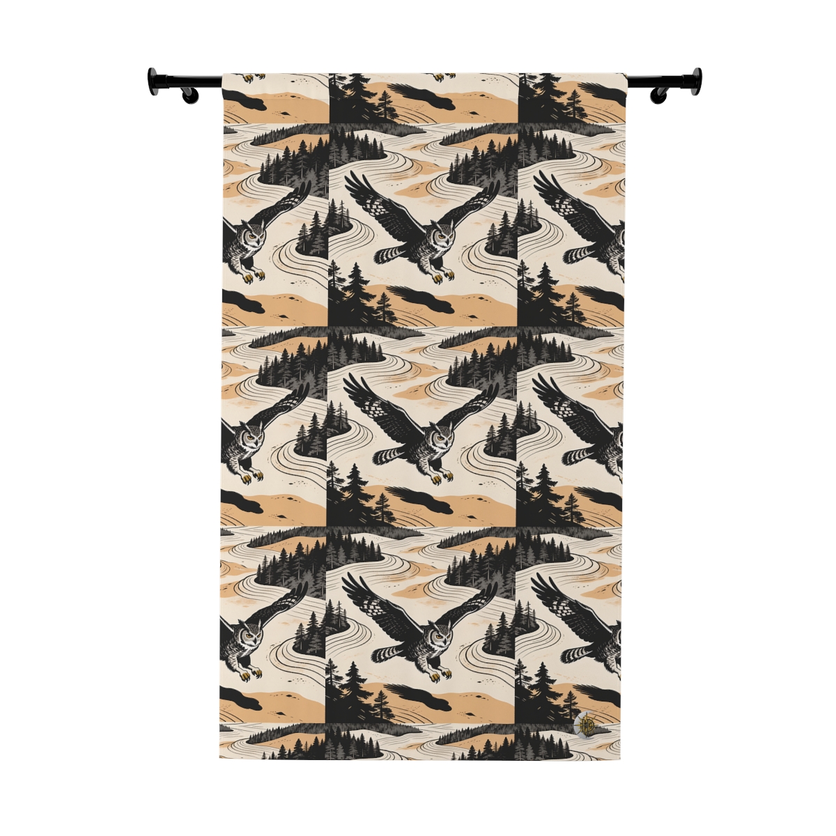 Original Art 1670 Blackout Window Curtain Panel