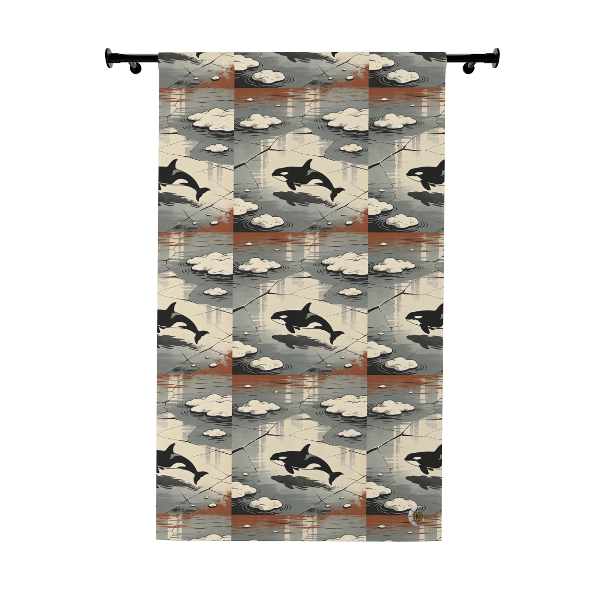Original Art 1671 Blackout Window Curtain Panel