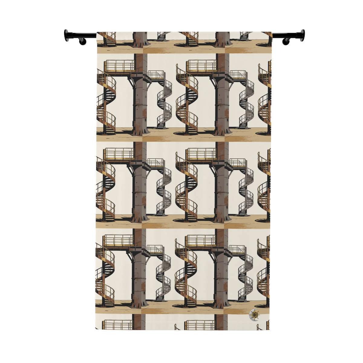 Original Art 1682 Blackout Window Curtain Panel