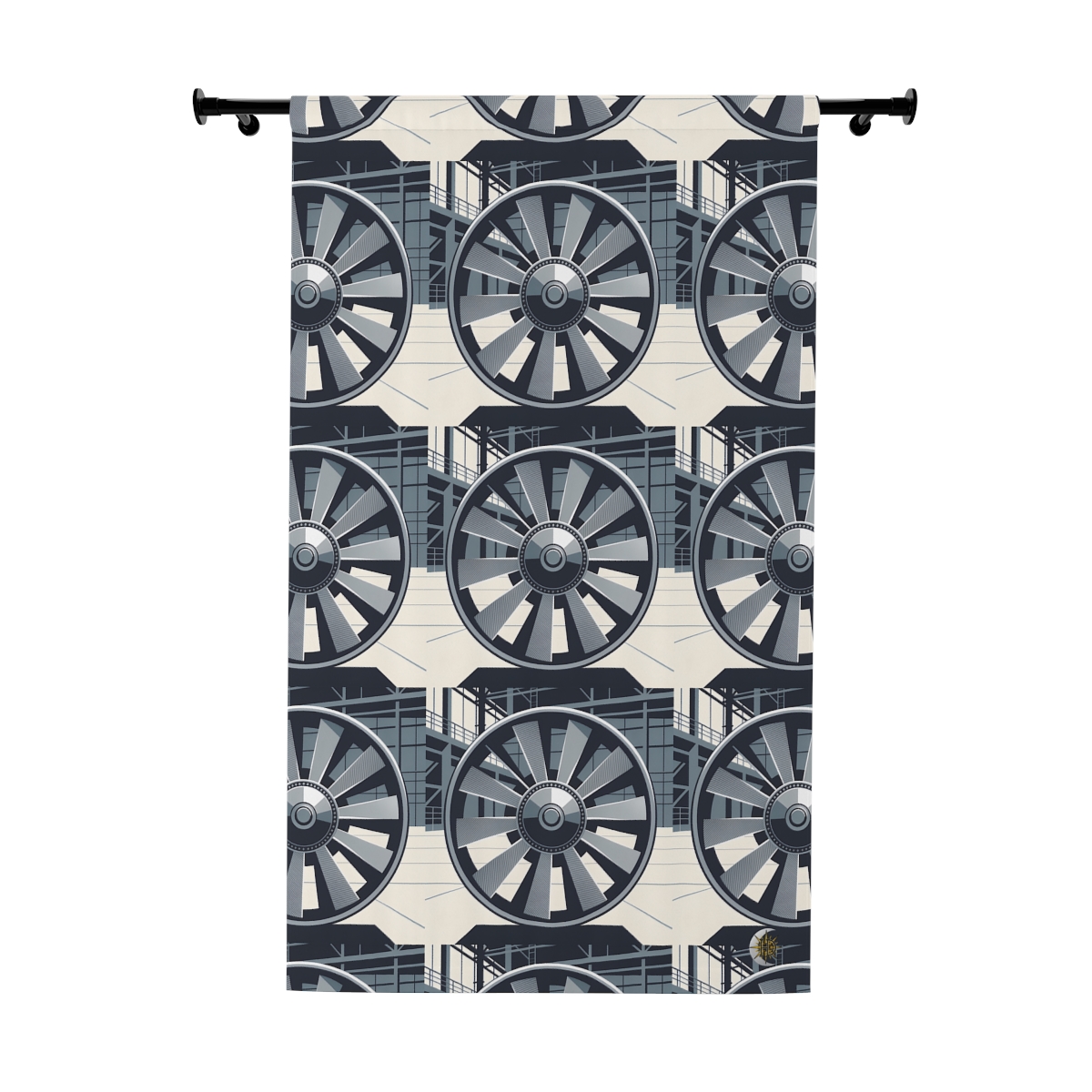 Original Art 1692 Blackout Window Curtain Panel