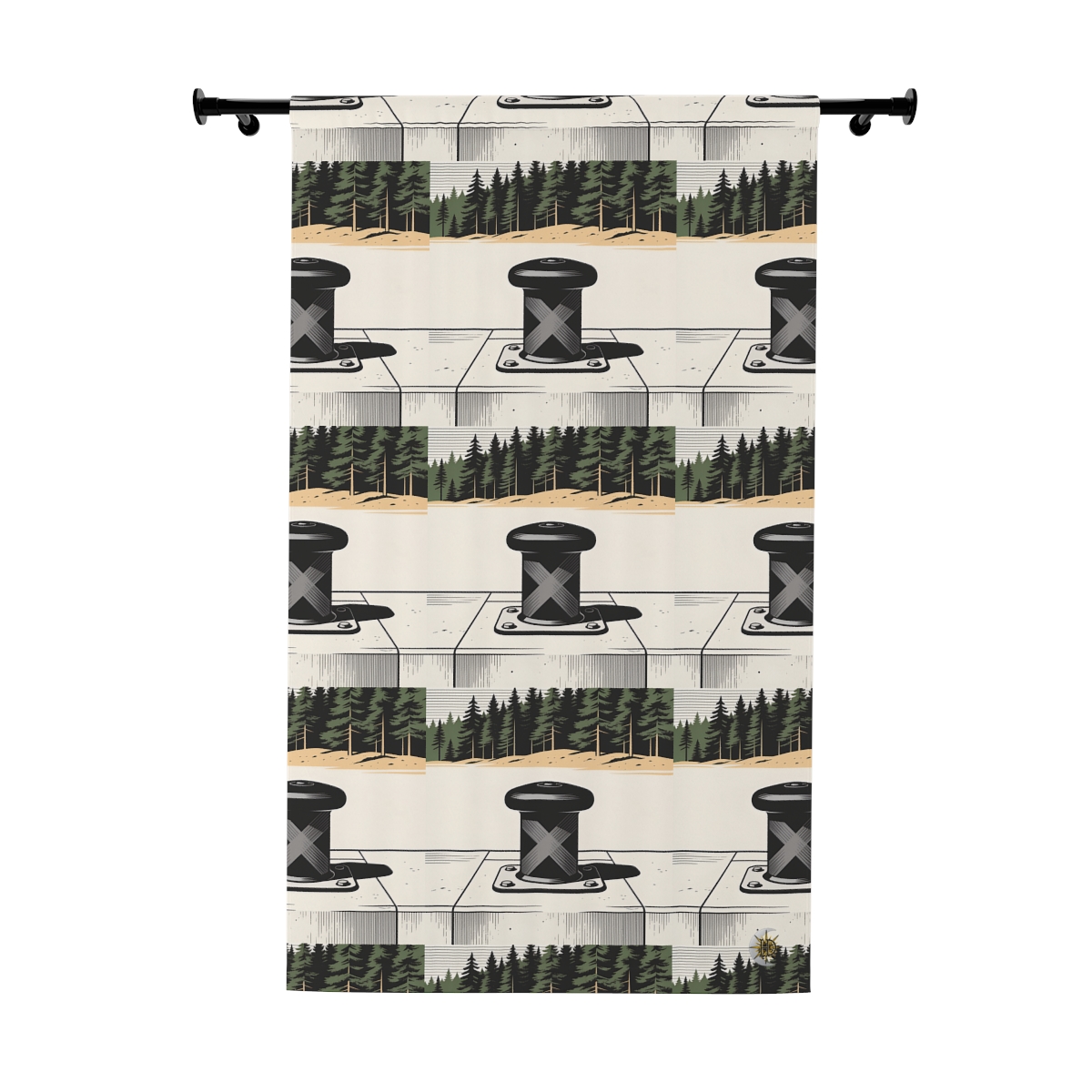 Original Art 1706 Blackout Window Curtain Panel