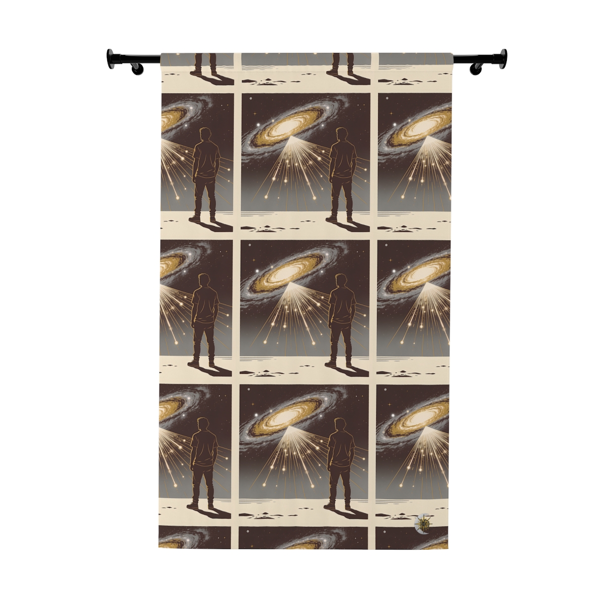 Original Art 1713 Blackout Window Curtain Panel
