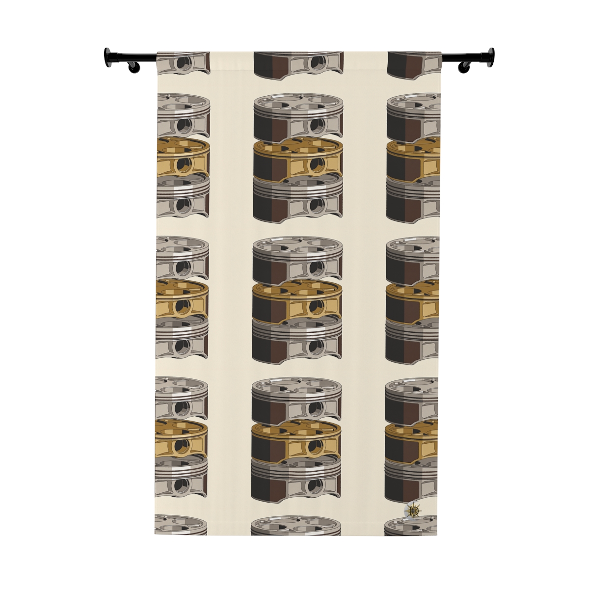 Original Art 1726 Blackout Window Curtain Panel