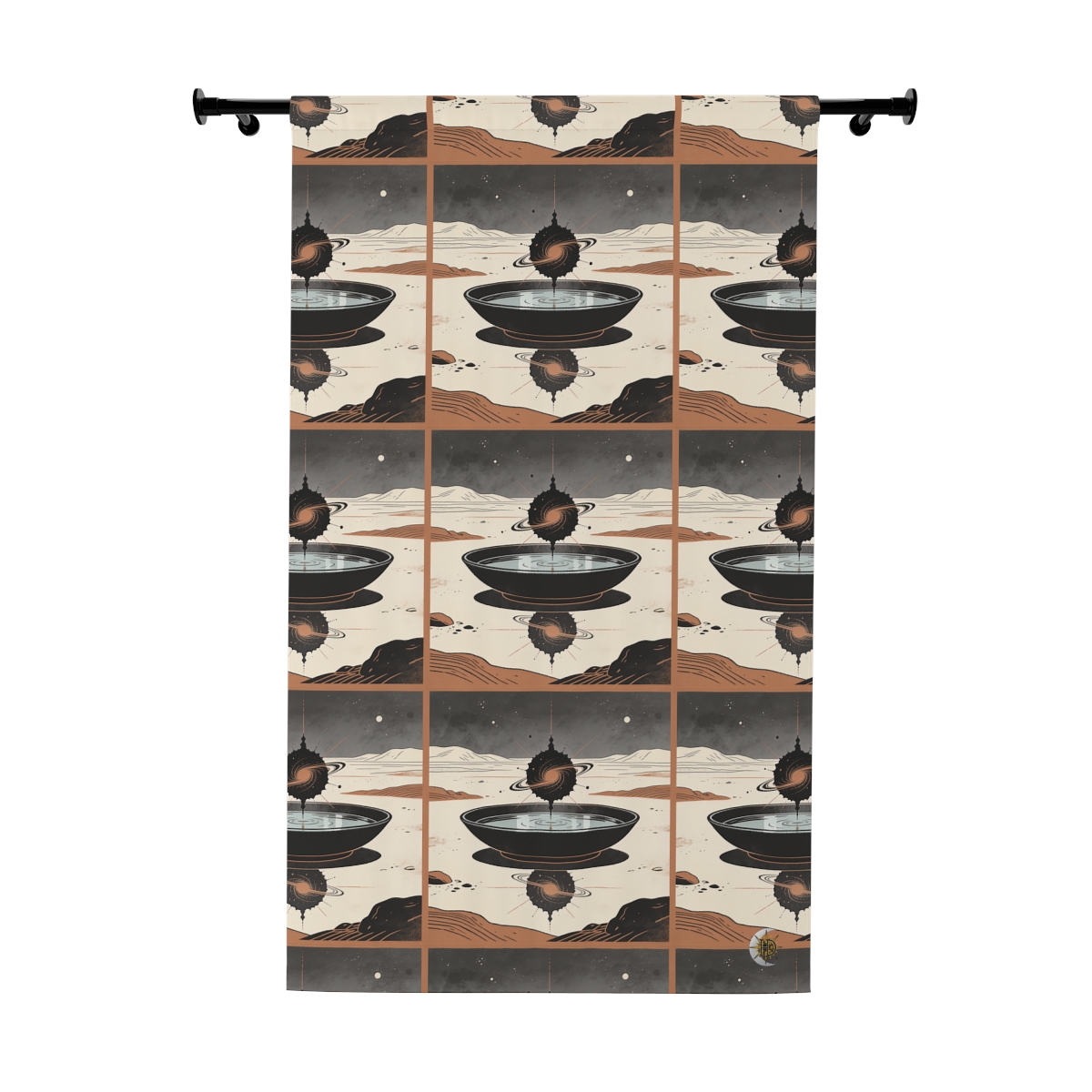 Original Art 1727 Blackout Window Curtain Panel