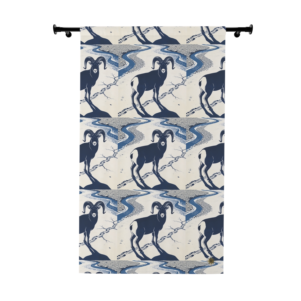 Original Art 1736 Blackout Window Curtain Panel