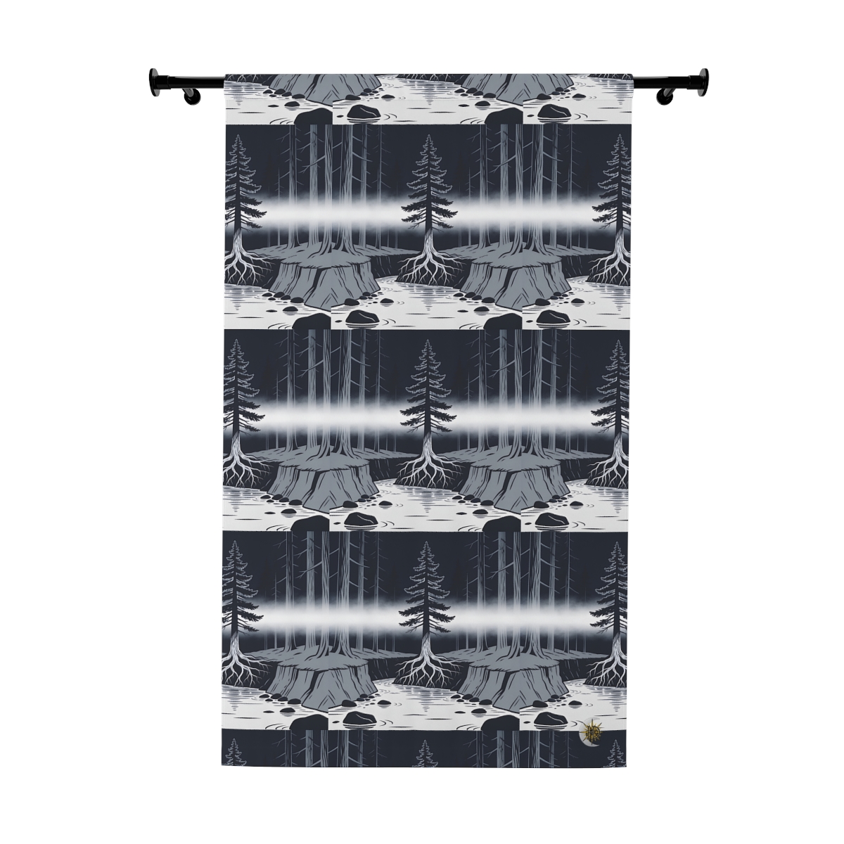 Original Art 1742 Blackout Window Curtain Panel