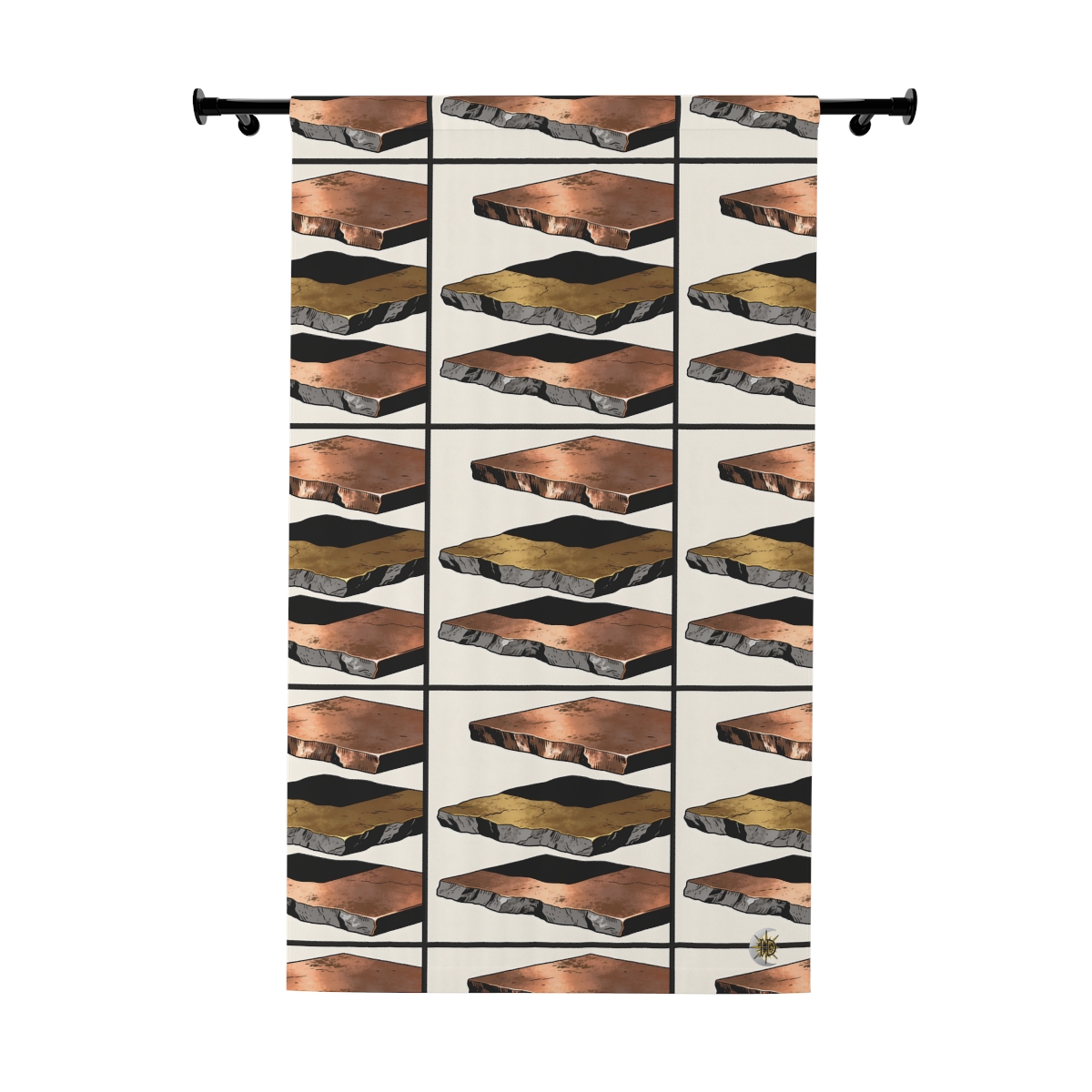 Original Art 1751 Blackout Window Curtain Panel
