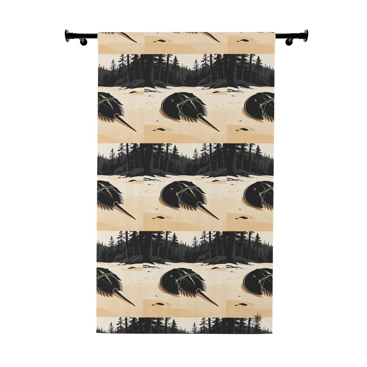 Original Art 1753 Blackout Window Curtain Panel