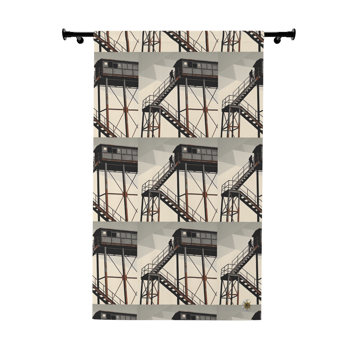 Original Art 1765 Blackout Window Curtain Panel