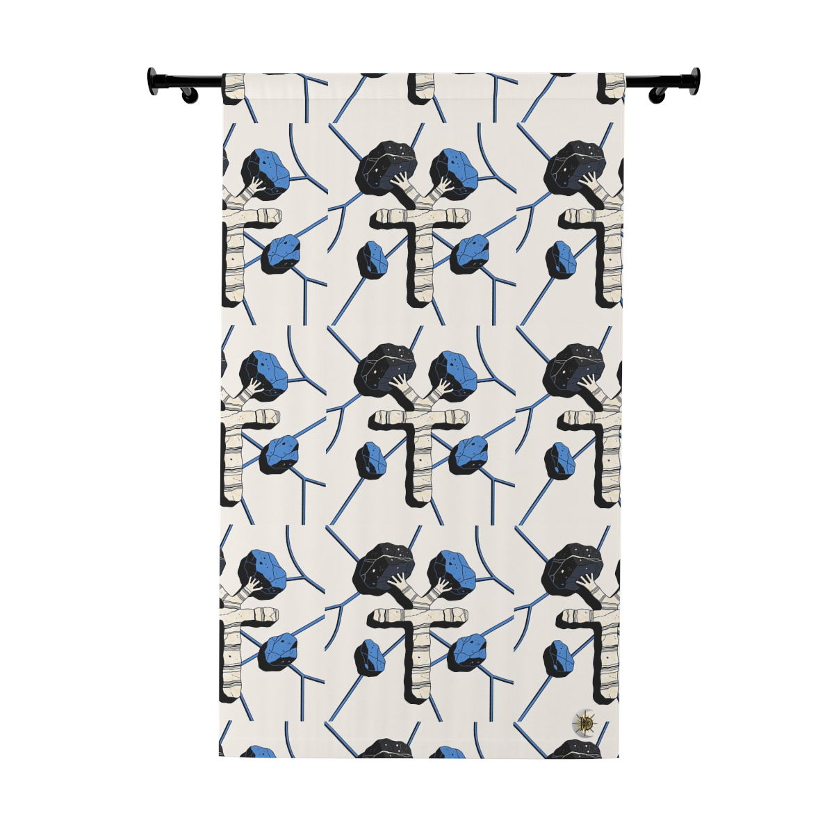 Original Art 1767 Blackout Window Curtain Panel