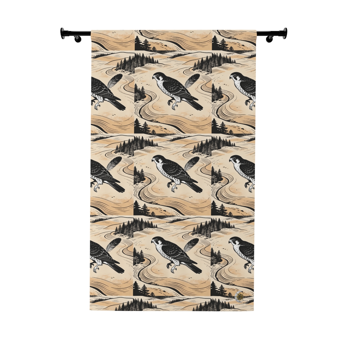 Original Art 1769 Blackout Window Curtain Panel