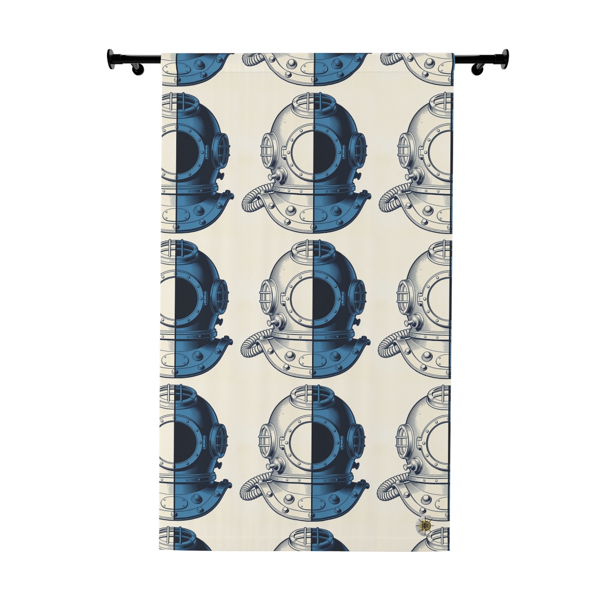 Original Art 1778 Blackout Window Curtain Panel