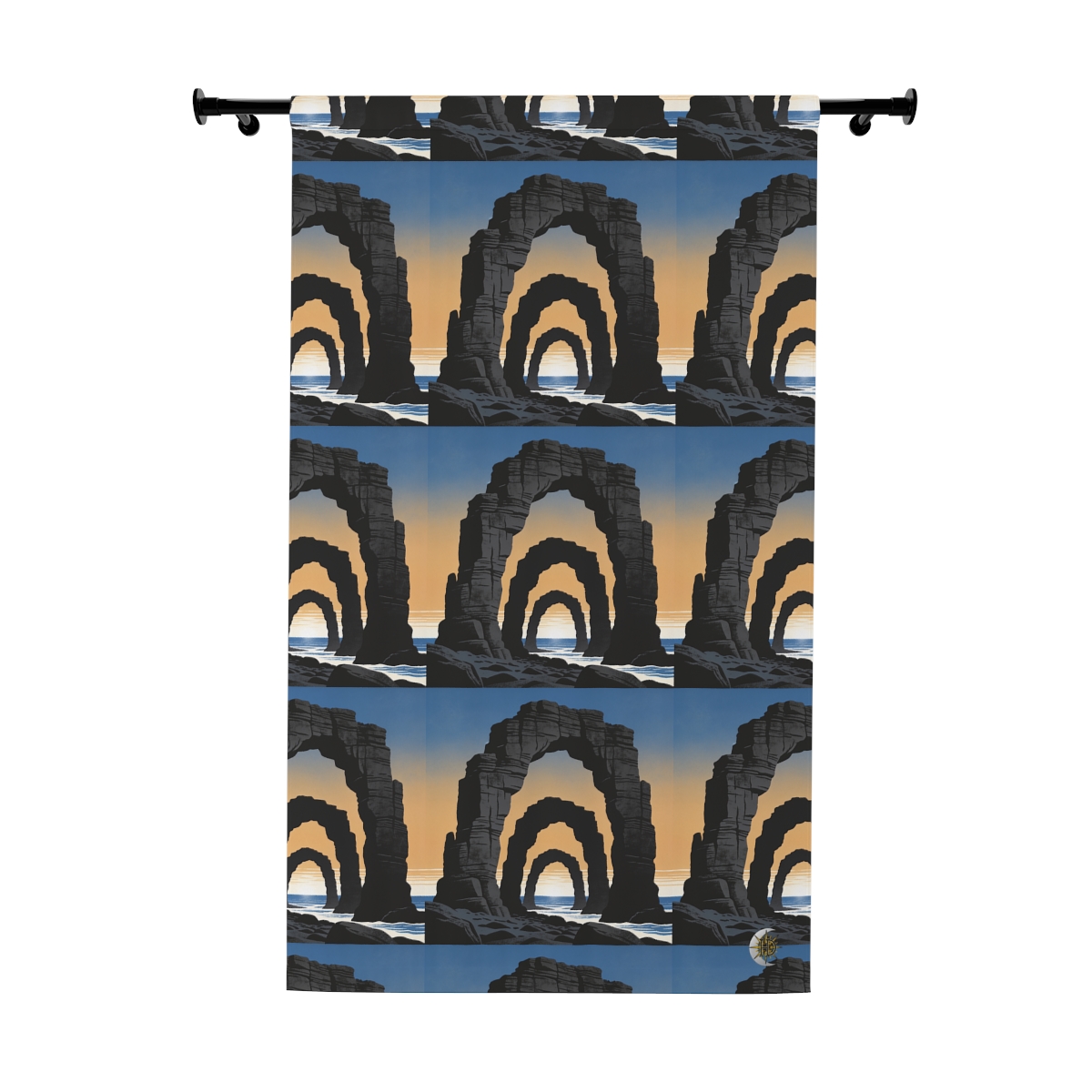 Original Art 1455 Blackout Window Curtain Panel