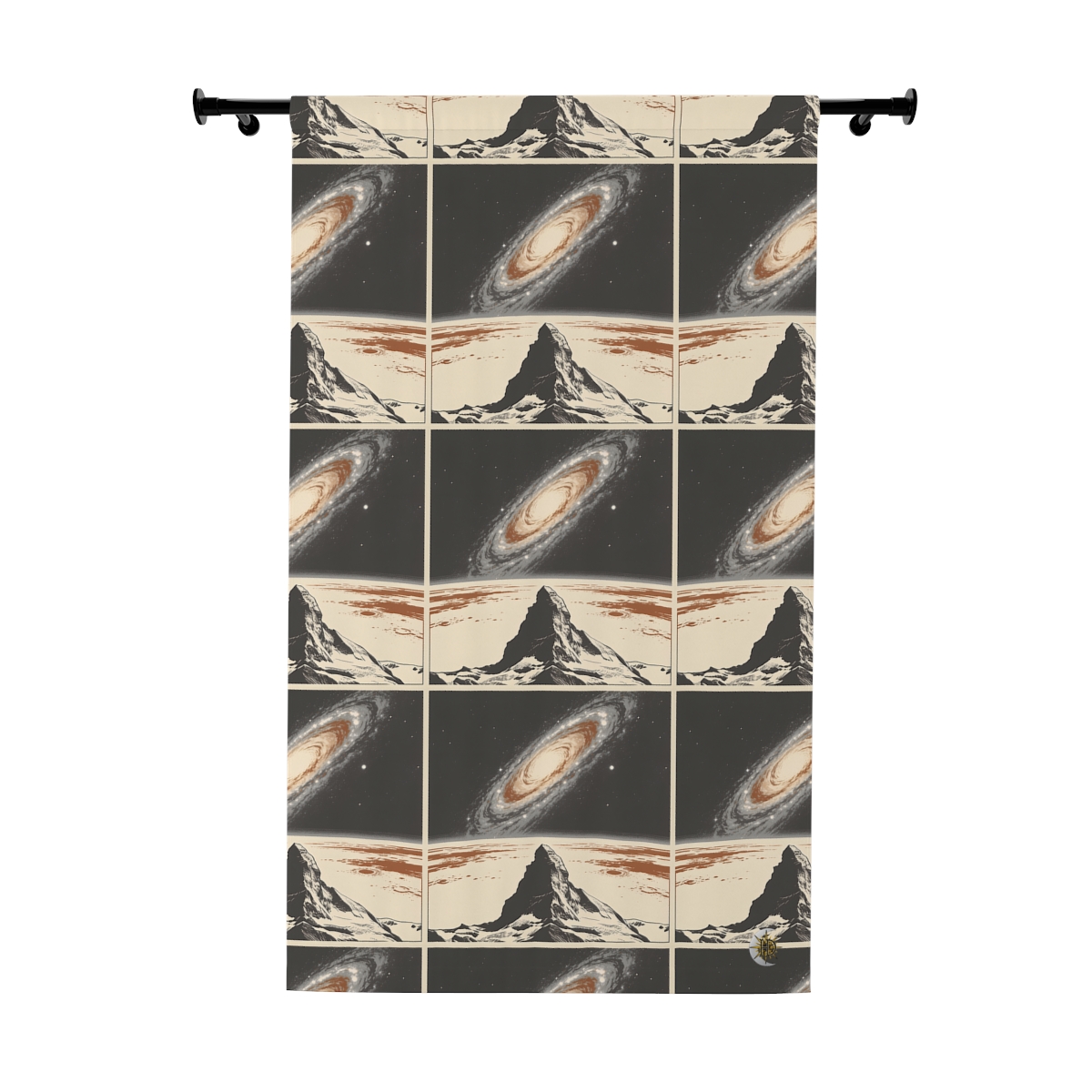 Original Art 1464 Blackout Window Curtain Panel