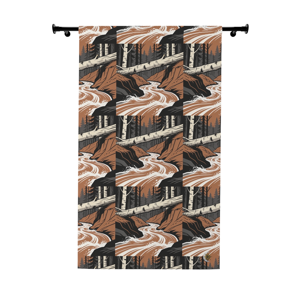 Original Art 1465 Blackout Window Curtain Panel