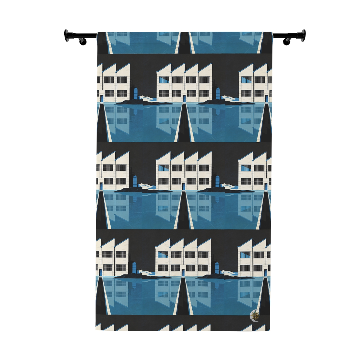 Original Art 1466 Blackout Window Curtain Panel