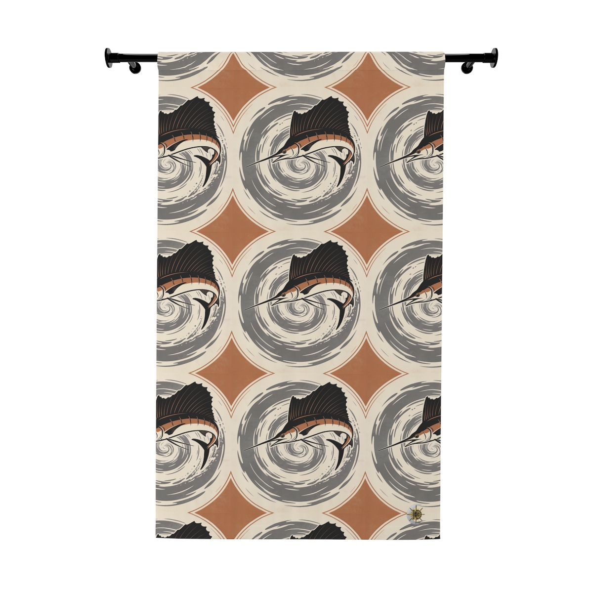 Original Art 1470 Blackout Window Curtain Panel