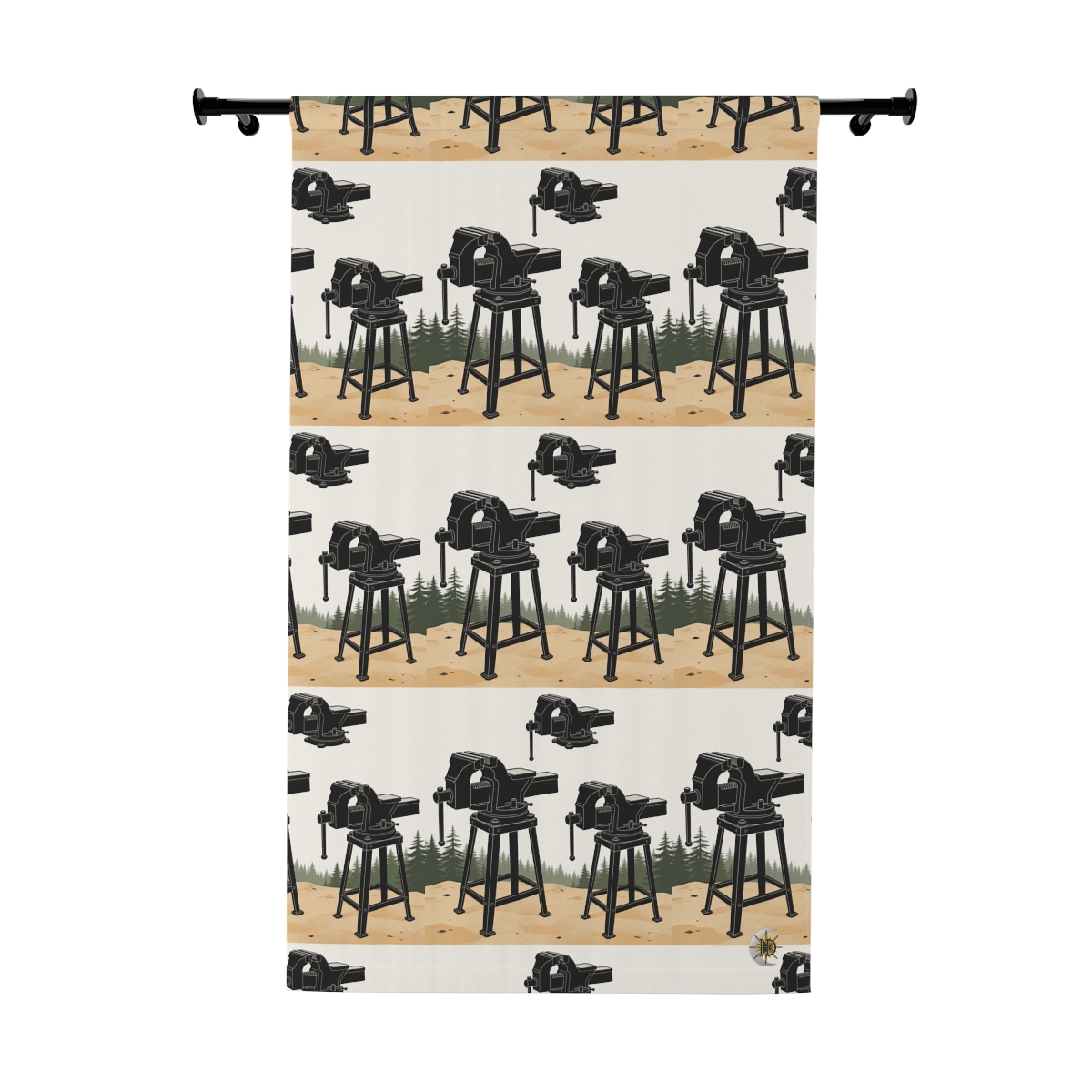 Original Art 1478 Blackout Window Curtain Panel