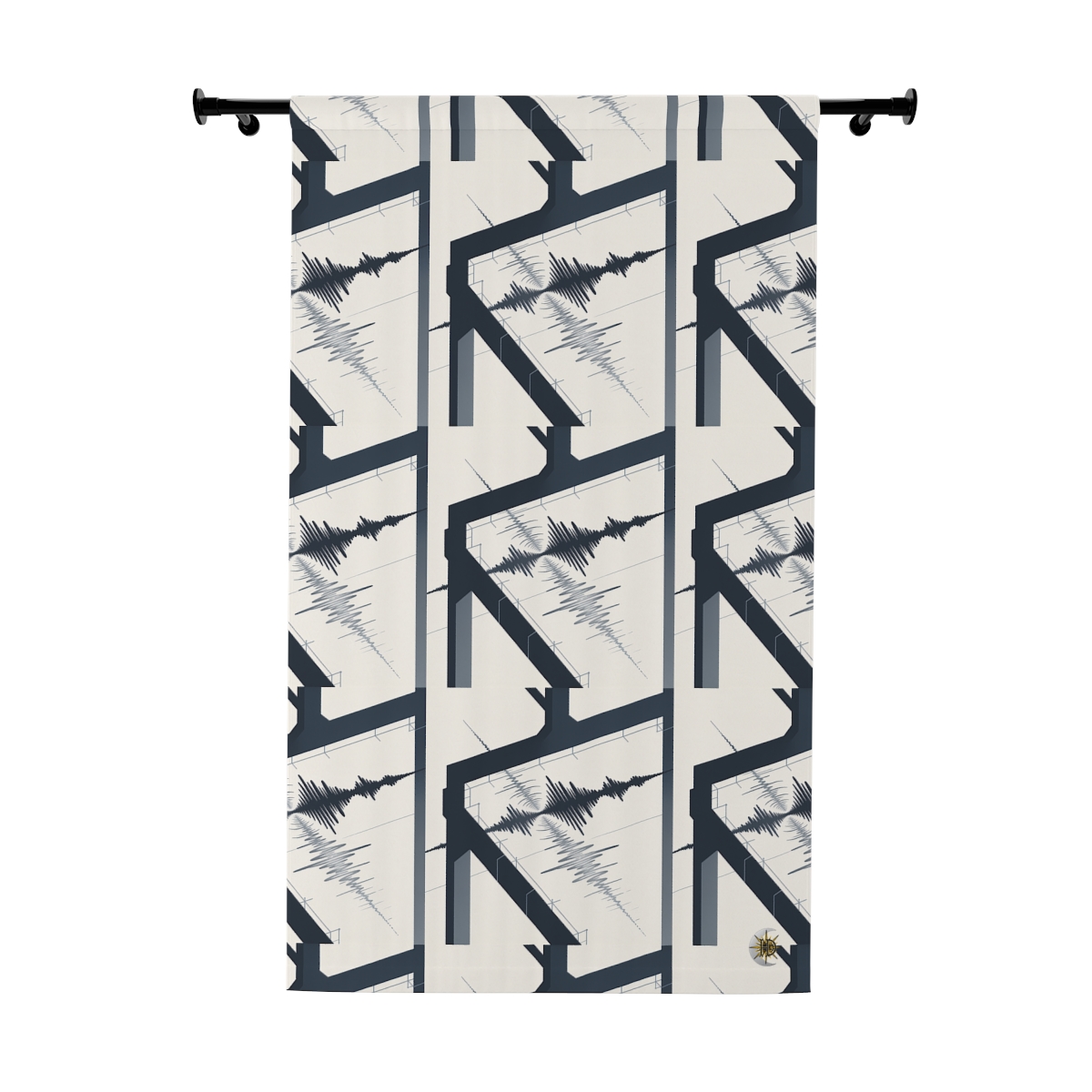Original Art 1482 Blackout Window Curtain Panel
