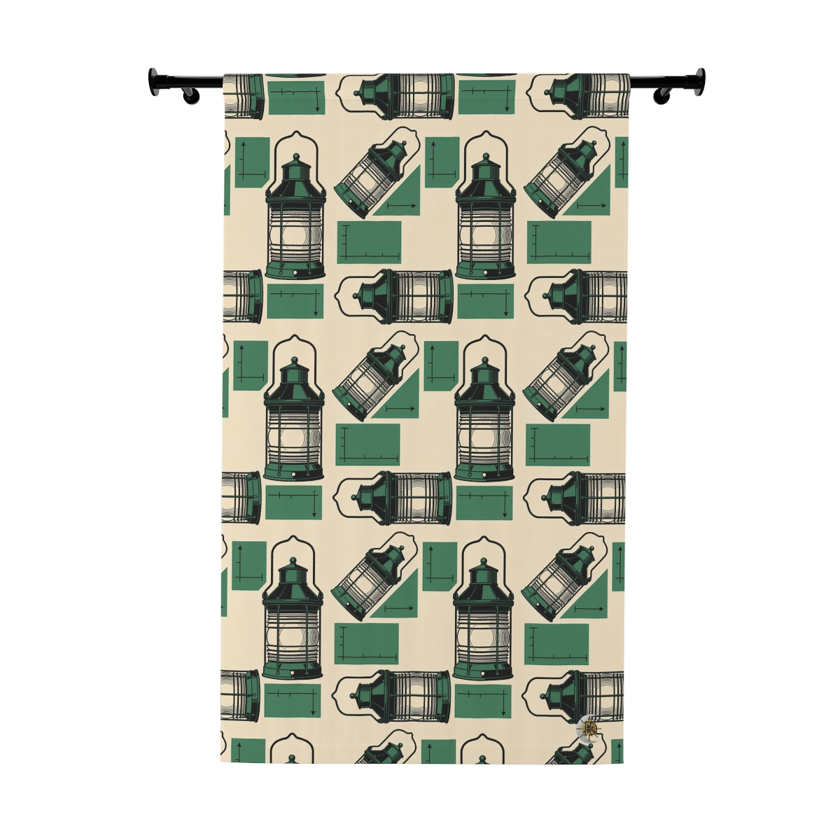 Original Art 1493 Blackout Window Curtain Panel
