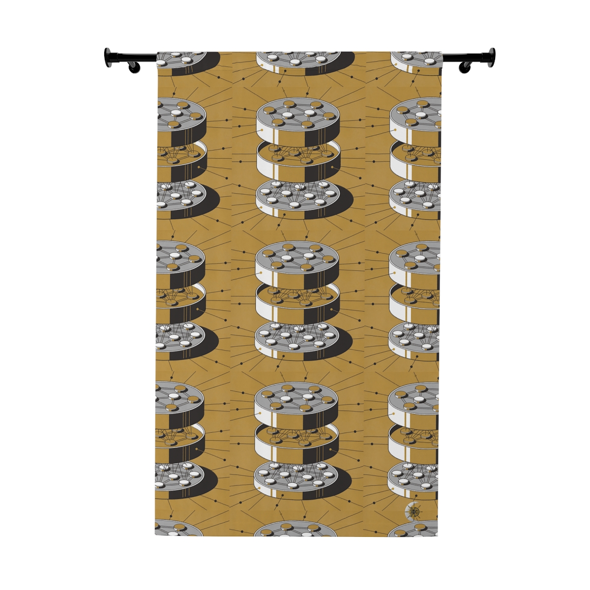 Original Art 1534 Blackout Window Curtain Panel