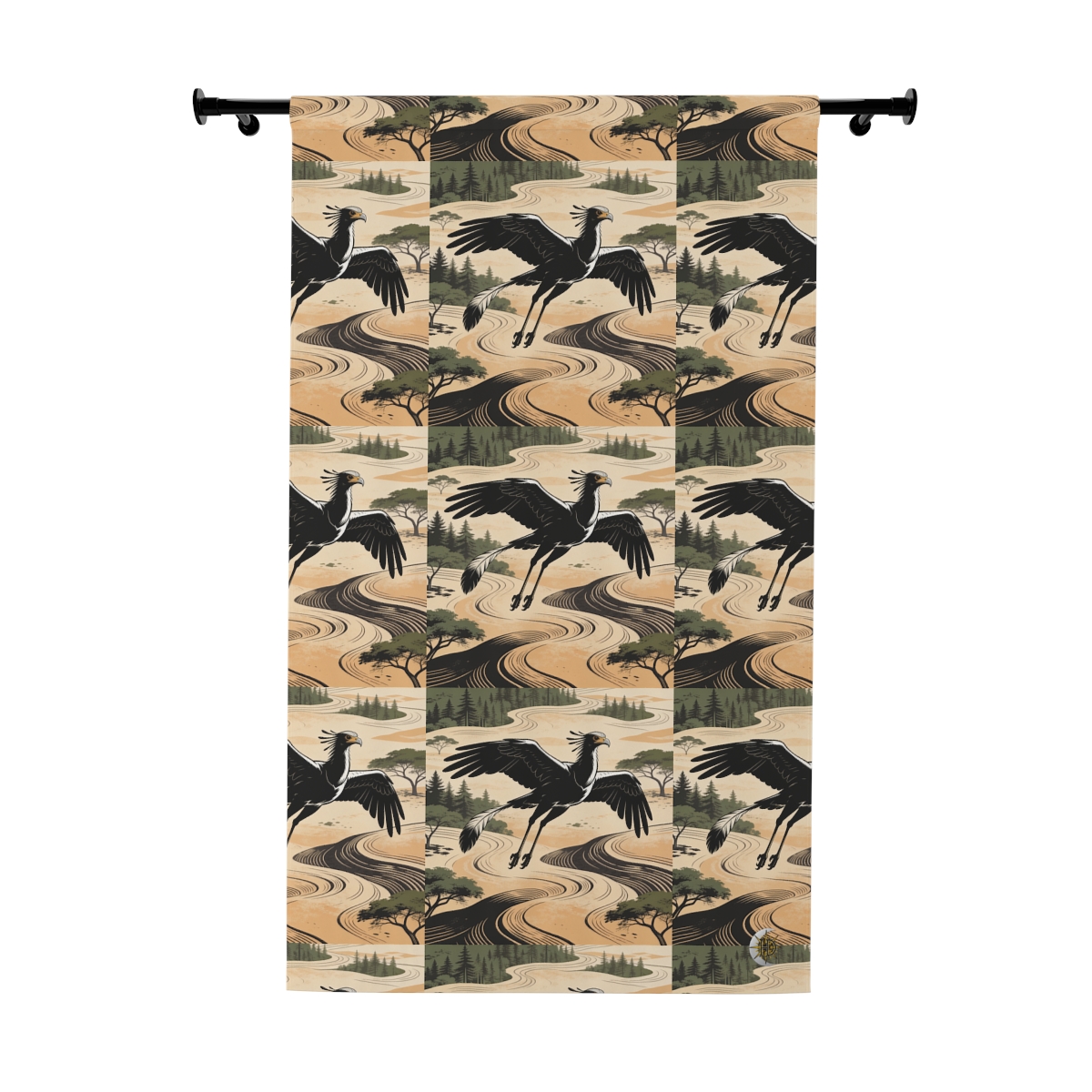 Original Art 1542 Blackout Window Curtain Panel